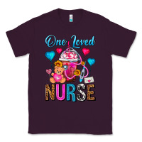 Plum One Loved Nurse Valentines Day Frappe Coffee Classic Tee - FaDigitalArtStudio