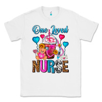White One Loved Nurse Valentines Day Frappe Coffee Classic Tee - FaDigitalArtStudio