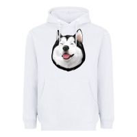 White Husky Heavyweight Hoodie - Jasminsmagicworld