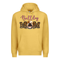 Antique Gold Bulldog Mom Premium Hoodie - Jasminsmagicworld