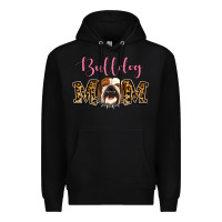 Black Bulldog Mom Premium Hoodie - Jasminsmagicworld