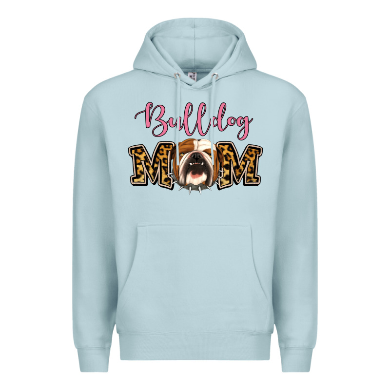 Bulldog Mom Premium Hoodie by Jasminsmagicworld | Teevron