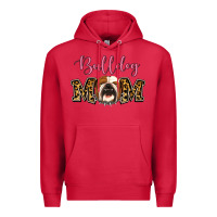 Cardinal Bulldog Mom Premium Hoodie - Jasminsmagicworld