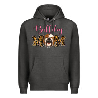 Charcoal Heather Bulldog Mom Premium Hoodie - Jasminsmagicworld