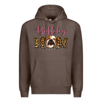 Coffee Bulldog Mom Premium Hoodie - Jasminsmagicworld