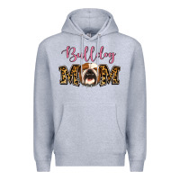 Heather Grey Bulldog Mom Premium Hoodie - Jasminsmagicworld