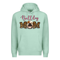 Seafoam Bulldog Mom Premium Hoodie - Jasminsmagicworld