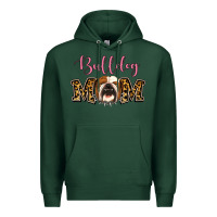 Sports Green Bulldog Mom Premium Hoodie - Jasminsmagicworld