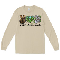 Mushroom peace love koala Long Sleeve Tee - LillyAllenDesigns