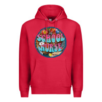 Cardinal western groovy school nurse Premium Hoodie - BarkalooDesign