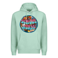 Seafoam western groovy school nurse Premium Hoodie - BarkalooDesign