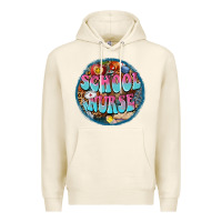 Tofu western groovy school nurse Premium Hoodie - BarkalooDesign