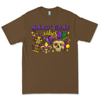 Cacao mardi gras vibes skull Premium Tee - FaDigitalArtStudio