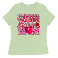 Matcha My Favorite Valentine Calls Me Ladies Tee - CowhideDigitalArt