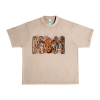 French Oak Rodeo Mom Cow Urban Heavy Tee - CowhideDigitalArt