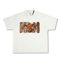 Pistachio Rodeo Mom Cow Urban Heavy Tee - CowhideDigitalArt