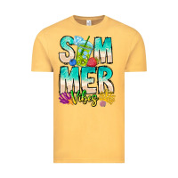 Vintage Mustard Summer Vibes Vintage Tee - CowhideDigitalArt