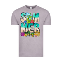 Vintage Zinc Summer Vibes Vintage Tee - CowhideDigitalArt