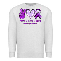 Oatmeal Heather Pace Love Cure Pancreatic Cancer Premium Sweatshirt - Jasminsmagicworld