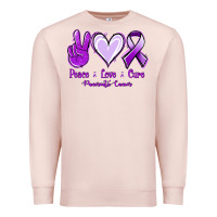Pale Pink Pace Love Cure Pancreatic Cancer Premium Sweatshirt - Jasminsmagicworld