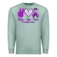 Seafoam Pace Love Cure Pancreatic Cancer Premium Sweatshirt - Jasminsmagicworld