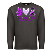 Smoke Pace Love Cure Pancreatic Cancer Premium Sweatshirt - Jasminsmagicworld