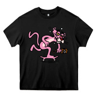 Black pink panther Heavy Core Tee - linhVisuals