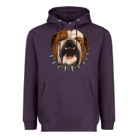 Plum Bulldog Heavyweight Hoodie - Jasminsmagicworld