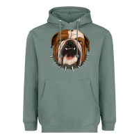 Sage Bulldog Heavyweight Hoodie - Jasminsmagicworld