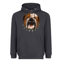 Smoke Bulldog Heavyweight Hoodie - Jasminsmagicworld