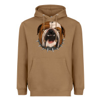 Toasted Coconut Bulldog Heavyweight Hoodie - Jasminsmagicworld