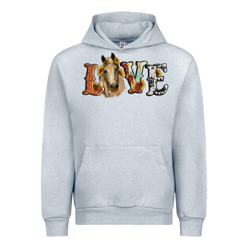 Love Horse Sunflower Urban Hoodie by RanaPortraitStore | Teevron