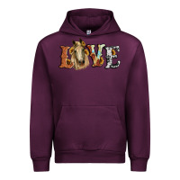 Mauve Wine love horse sunflower Urban Hoodie - RanaPortraitStore