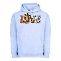 Pigment Grape Ice love horse sunflower Urban Hoodie - RanaPortraitStore