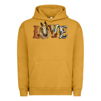 Pigment Peanut Butter love horse sunflower Urban Hoodie - RanaPortraitStore
