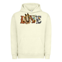 Pigment Pistachio love horse sunflower Urban Hoodie - RanaPortraitStore