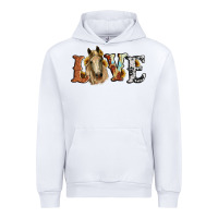 White love horse sunflower Urban Hoodie - RanaPortraitStore