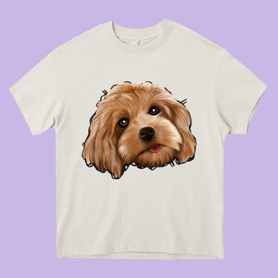 Cockapoo Heavy Core Tee Designed By Jasminsmagicworld