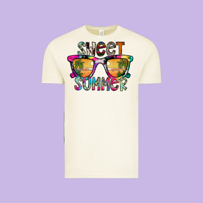 Sweet Summer Vintage Tee Designed By Cowhidedigitalart