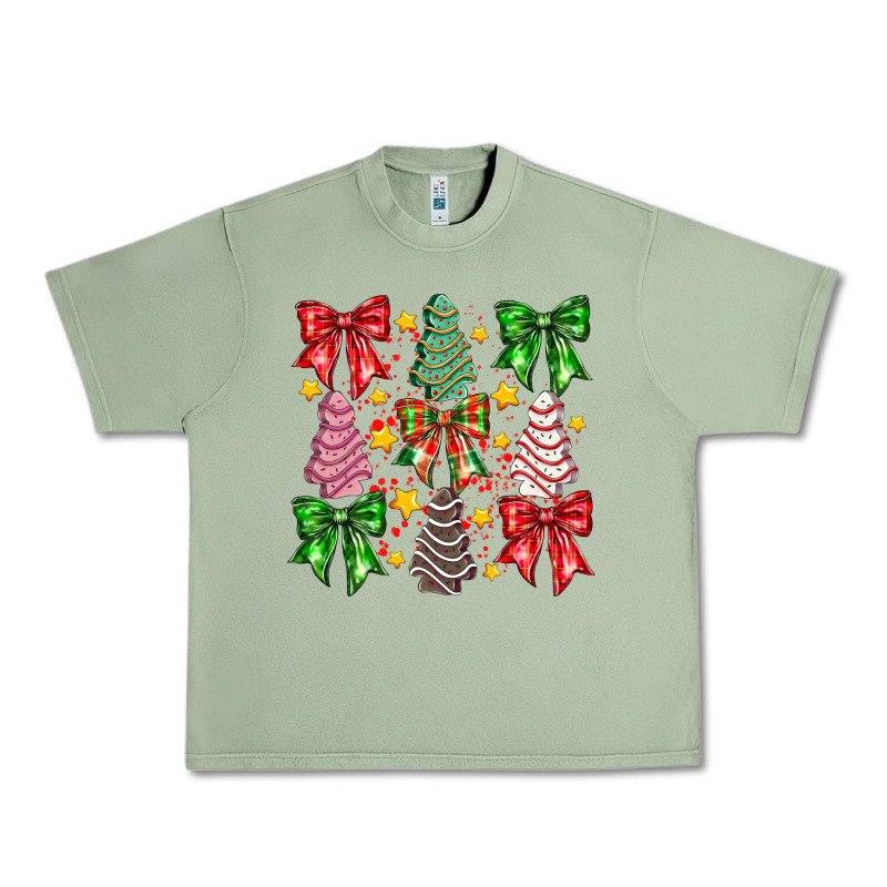 Christmas Cake Bow Urban Heavy Tee by CowhideDigitalArt | Teevron
