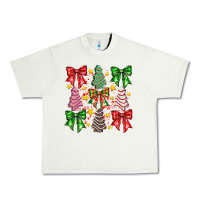 Pistachio Christmas Cake Bow Urban Heavy Tee - CowhideDigitalArt