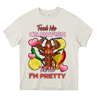 Cream feed me crawfish tell me im pretty Heavy Core Tee - FaDigitalArtStudio