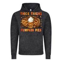 Thick Thighs Pumpkin Pies Vintage Hoodie | Teevron