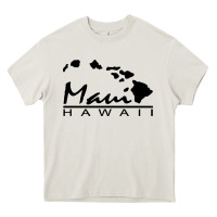 Cream maui hawaii Heavy Core Tee - linhVisuals