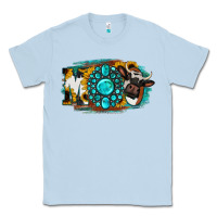 Dusty Blue Moo Mothers Classic Tee - Jasminsmagicworld