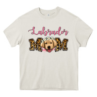 Cream labrador mom Heavy Core Tee - Jasminsmagicworld