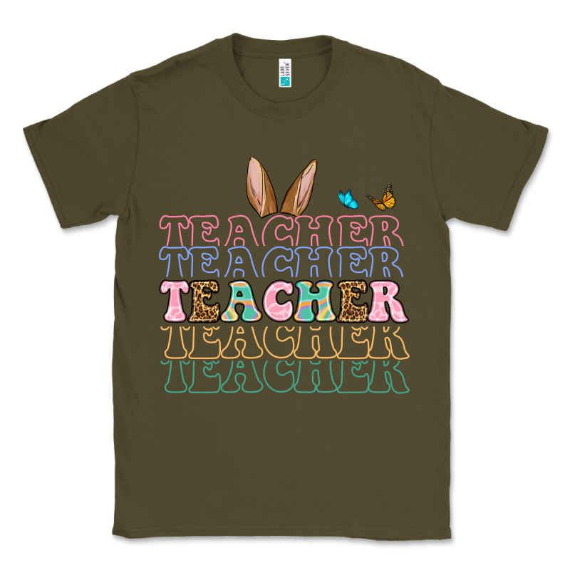 Easter Bunny Teacher Classic Tee by OliviaCreatesArt | Teevron
