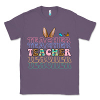 Lavender Easter bunny Teacher Classic Tee - OliviaCreatesArt