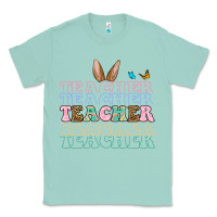 Seafoam Easter bunny Teacher Classic Tee - OliviaCreatesArt