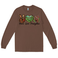 Chestnut Peace Love Orangutan Long Sleeve Tee - LillyAllenDesigns